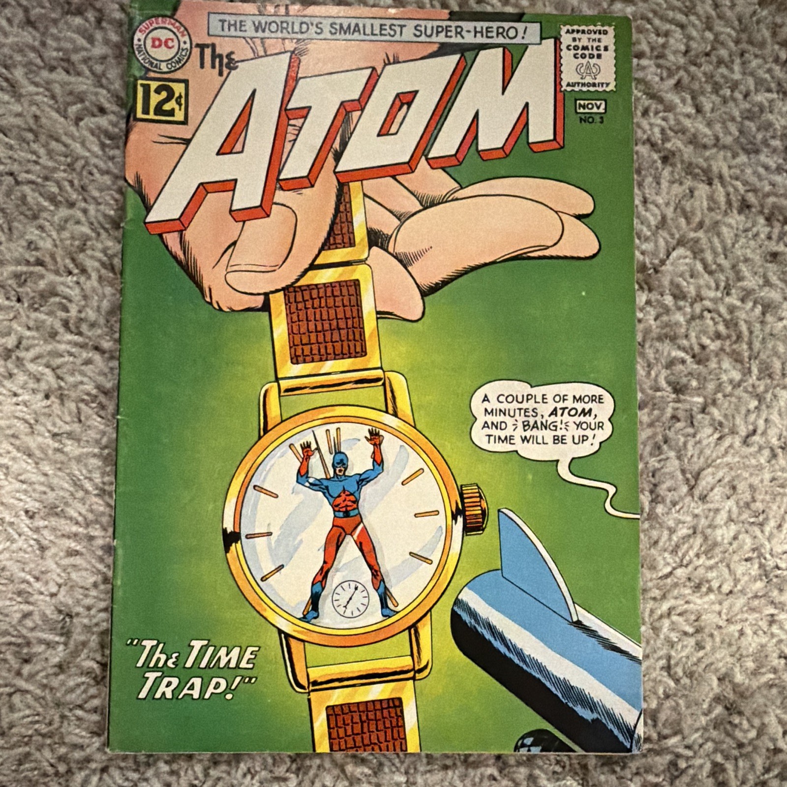 The Atom #3 The Time Trap DC Comics Silver Age Ray Palmer Superheroes