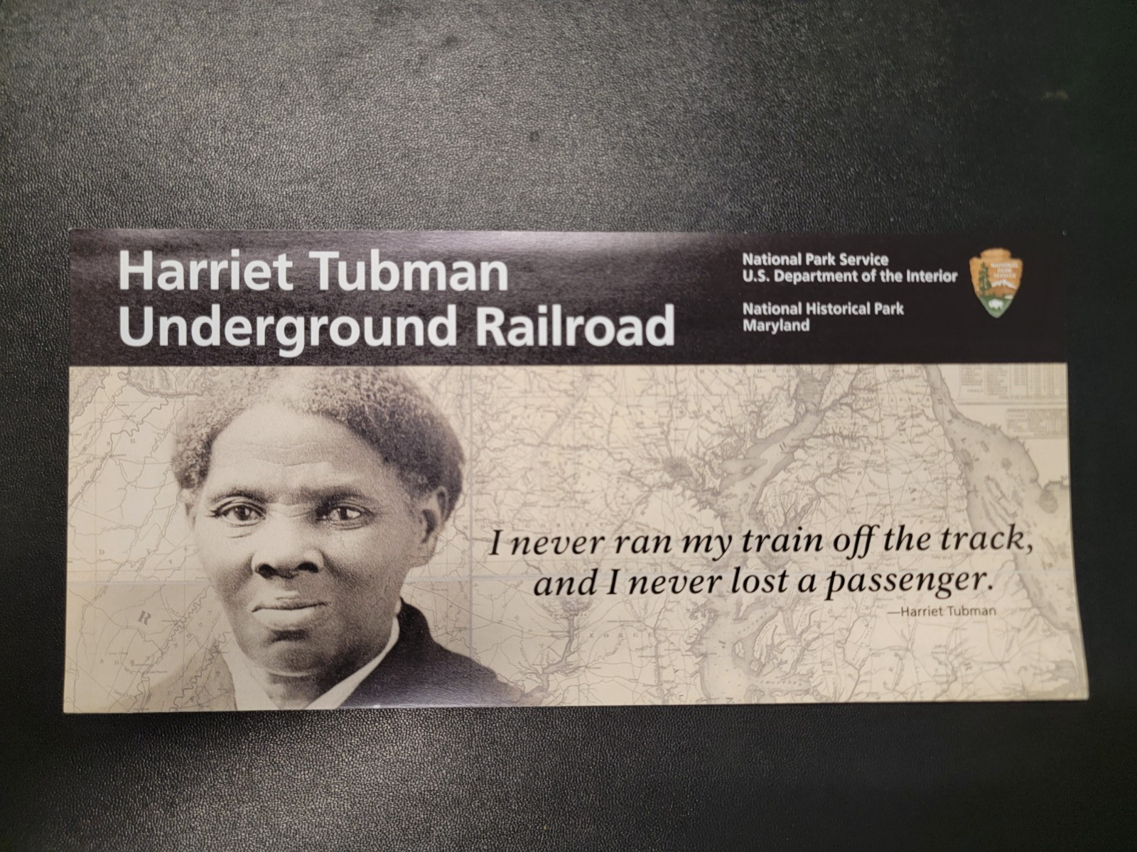 Harriet Tubman Underground Railroad - NPS UniGrid - NEW Brochure/Map Harriet Tubman Underground Railroad - NPS UniGrid - NEW Brochure/Map