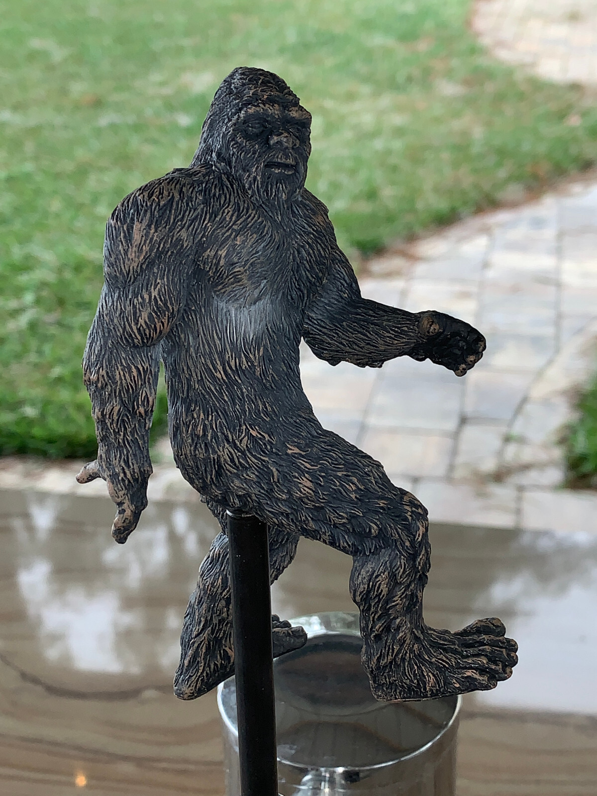 Figural BIGFOOT Sasquatch Yeti Skunk Ape home bar kegerator beer tap handle