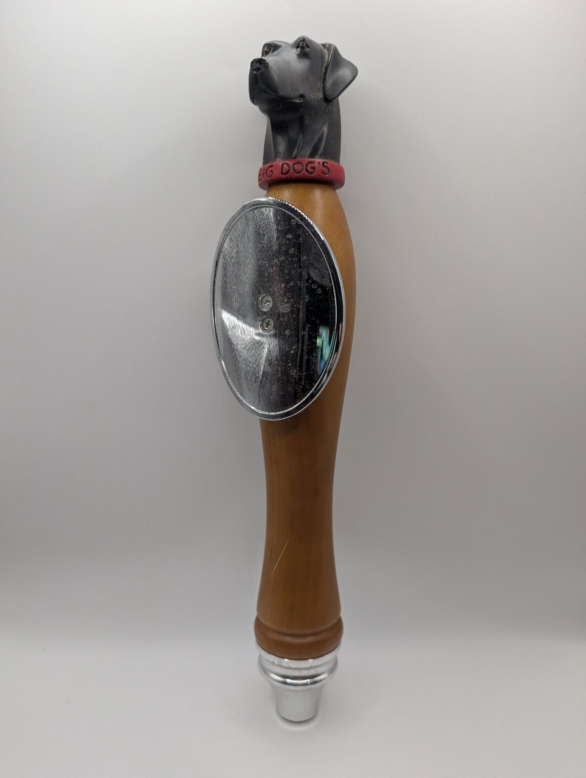 BIG DOG'S Tap Handle Black Dog Wood 9