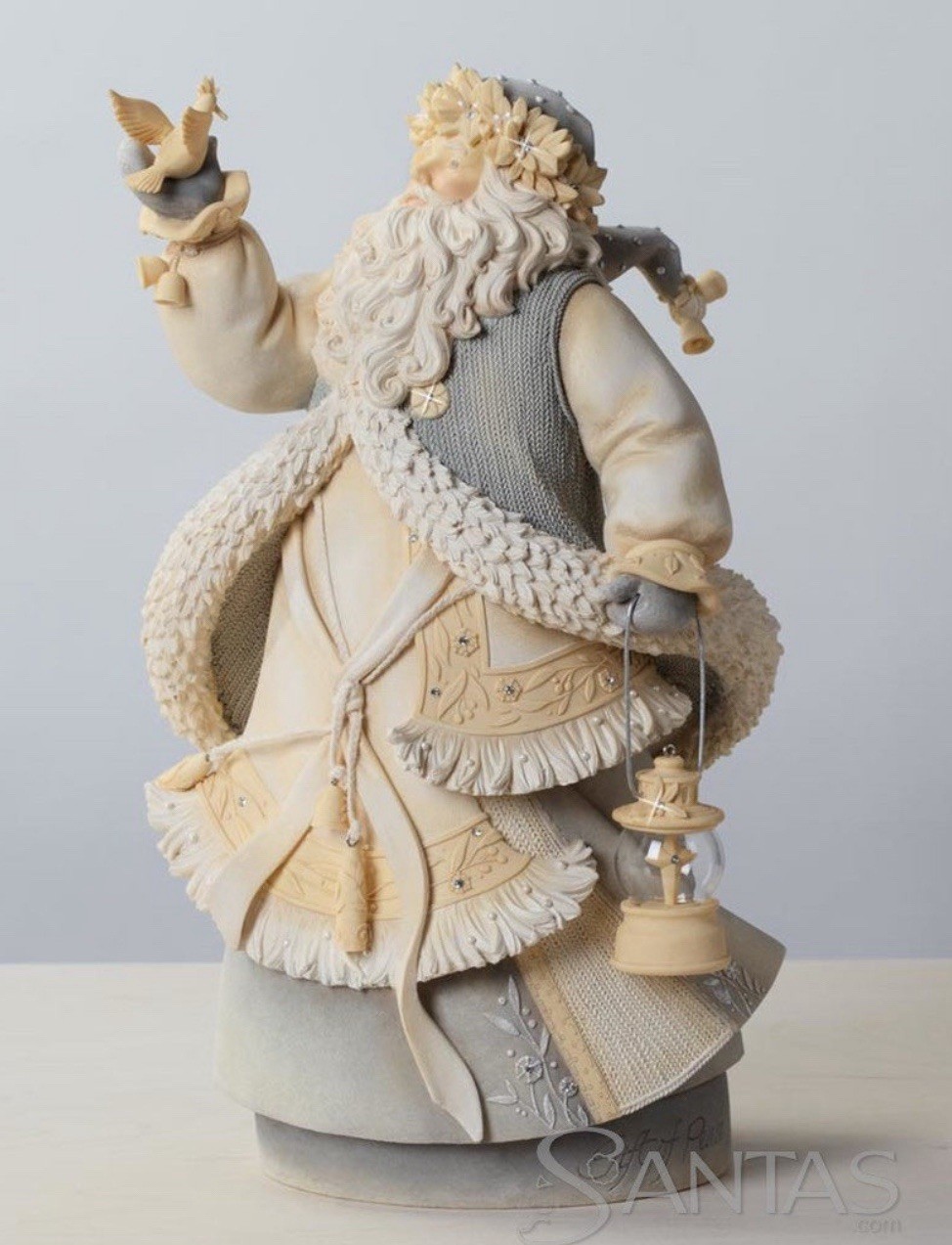 NEW Enesco Foundations Masterpiece Santa Claus Figure 4026889 Gift Of Peace 12.5 NEW Enesco Foundations Masterpiece Santa Claus Figure 4026889 Gift Of Peace 12.5