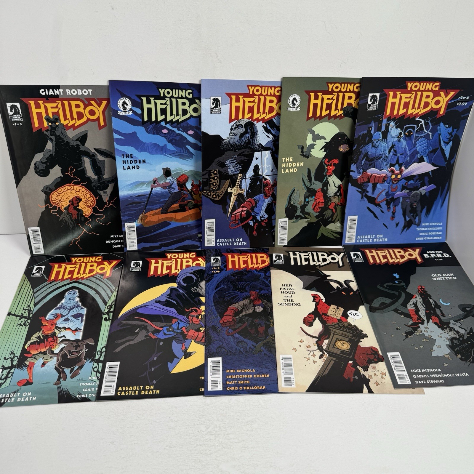 Hellboy Young Hellboy Giant Robot BPRD Dark Horse Comics Lot of 10 Mignola
