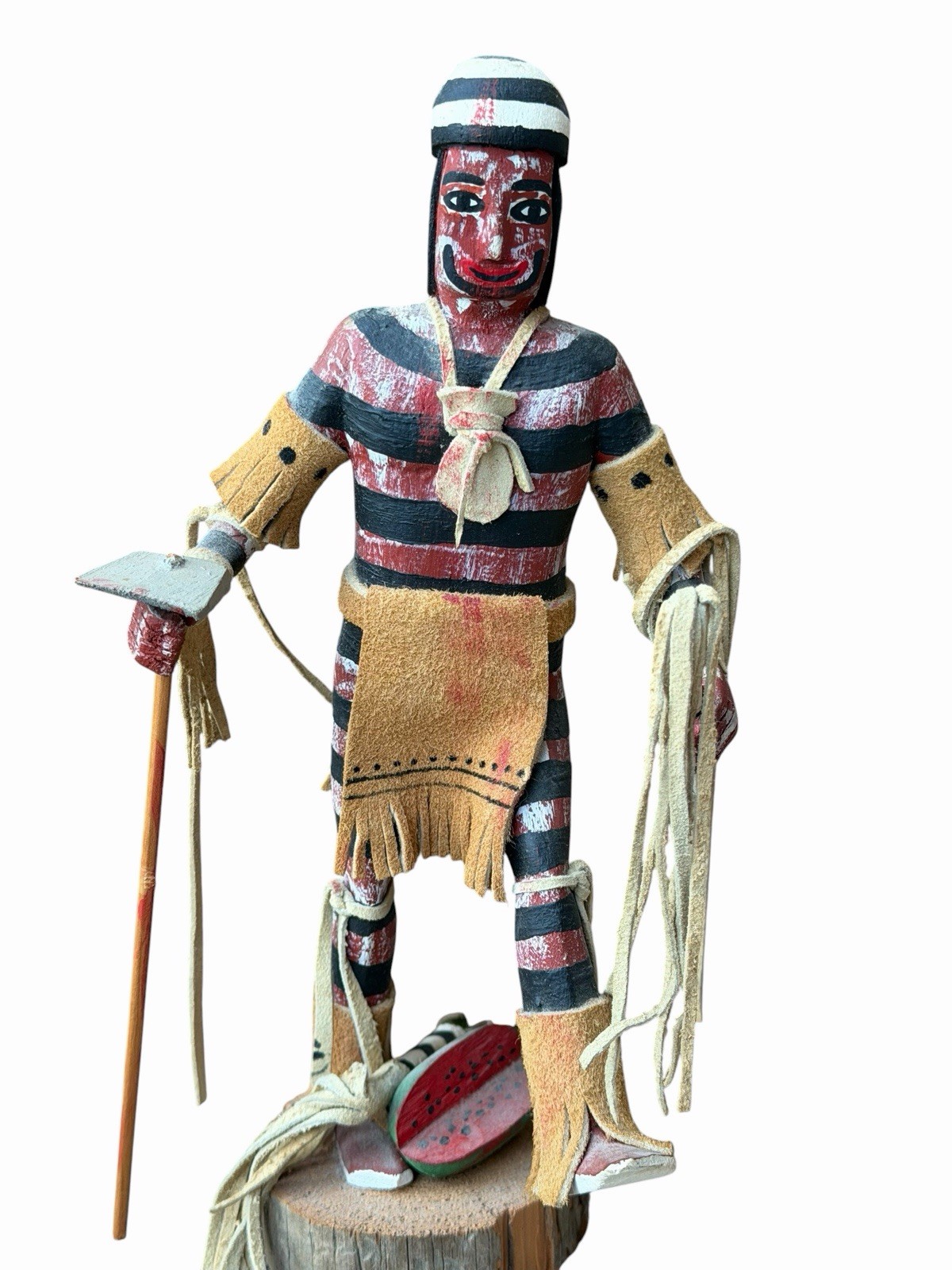 Vintage Navajo Koshare HANO CLOWN Kachina Doll 11” Vintage Navajo Koshare HANO CLOWN Kachina Doll 11”