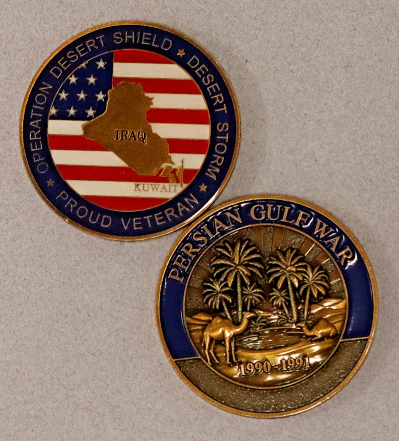 Operation Desert Shield / Desert Storm Veteran Challenge Coin K