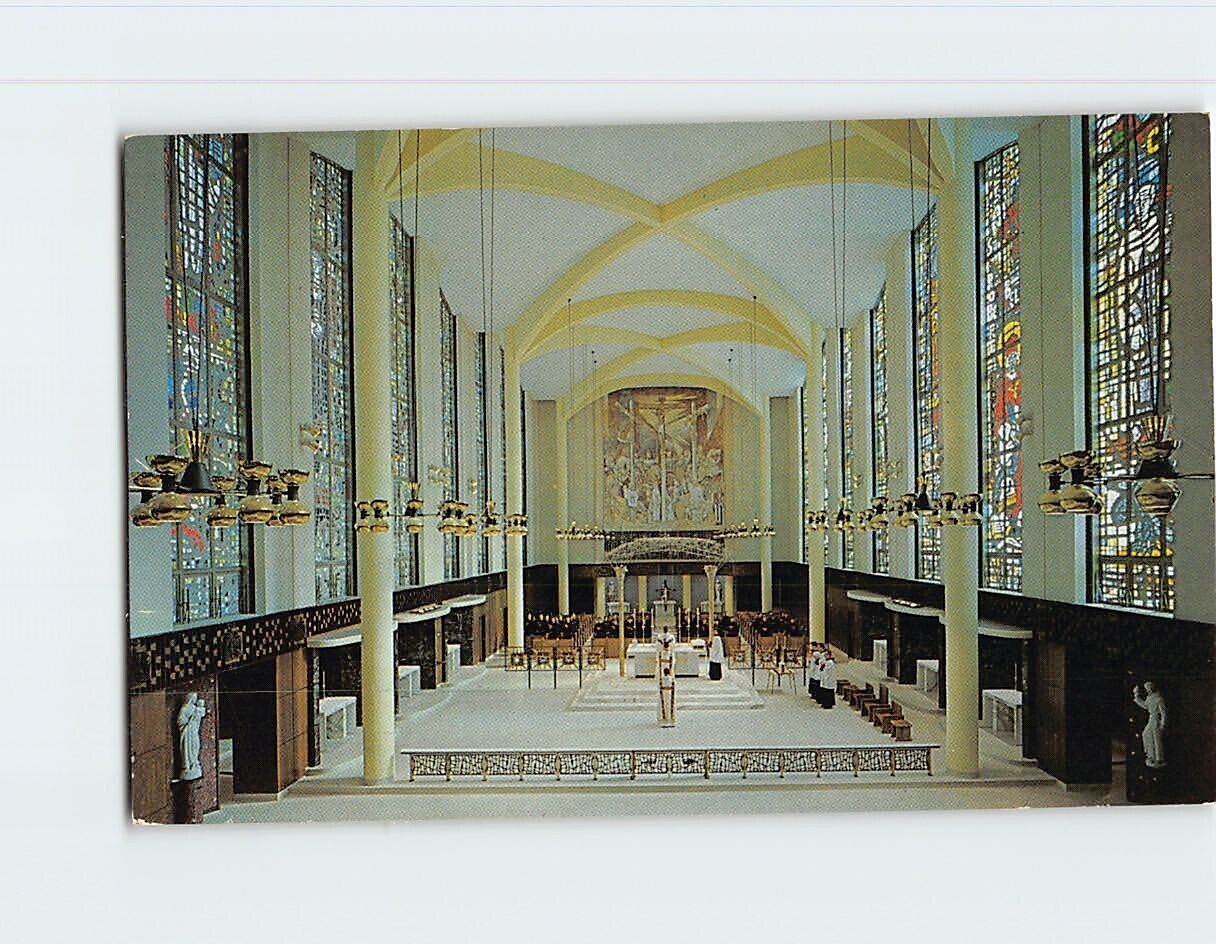 Postcard Interior of the Friary Chapel St. Leonard College Dayton Ohio USA