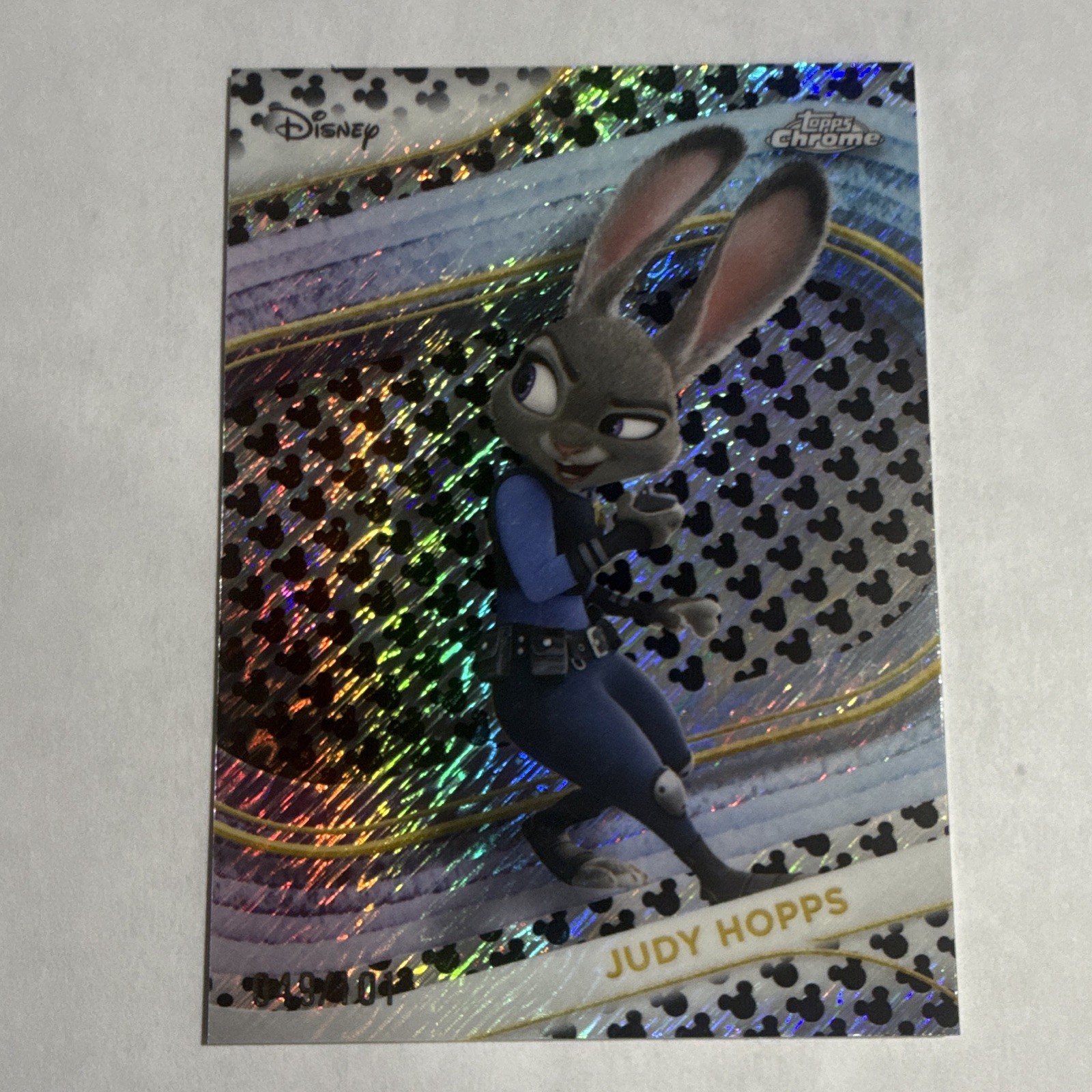 Topps 2025 Chrome Disney 100 Judy Hopps Hologram Zootopia /101
