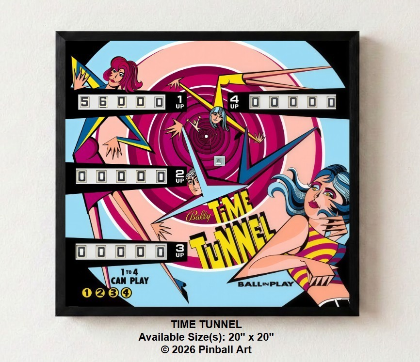Bally Pinball Wall Art - 