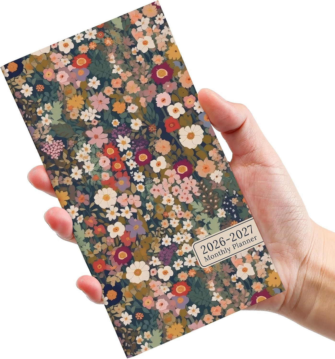 Pocket Calendar 2026-2027 Small Monthly Planner 6.5 x 3.5 Inch Portable Pocket Calendar 2026-2027 Small Monthly Planner 6.5 x 3.5 Inch Portable