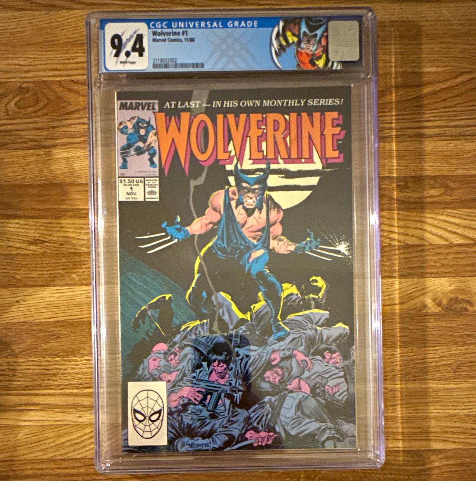 Marvel Comics Wolverine #1 (1988) CGC 9.4 First Printing Claremont/Miller