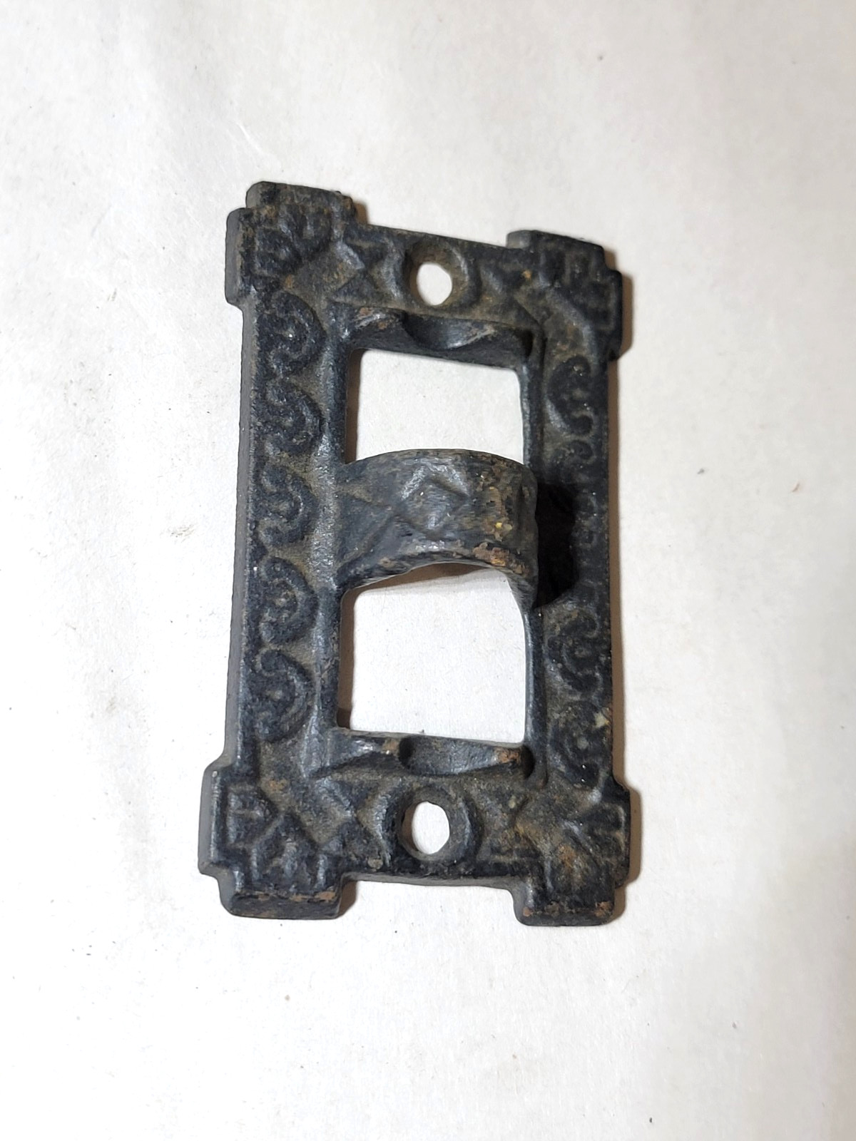 Original Mounting Plate for Antique Cast Iron Bracket Lamp JM-2A
