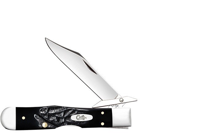 CASE XX KNIVES ROUGH BLACK SYNTHETIC CHEETAH CUB KNIFE #18243 USA CASE XX KNIVES ROUGH BLACK SYNTHETIC CHEETAH CUB KNIFE #18243 USA