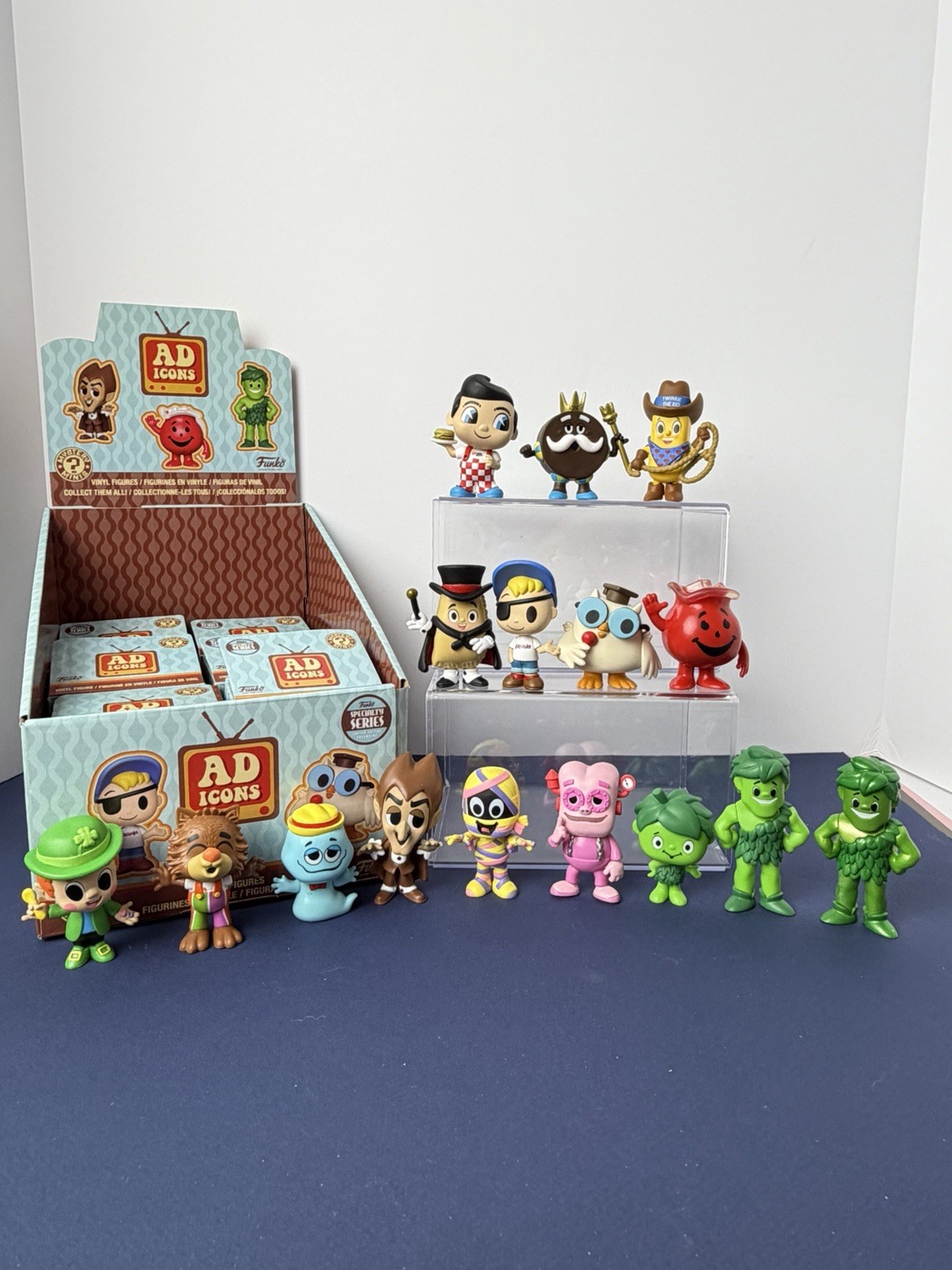 16 Funko Mystery Minis Ad Icons w/ Display & Boxes includes CHASE + FRUIT BRUTE