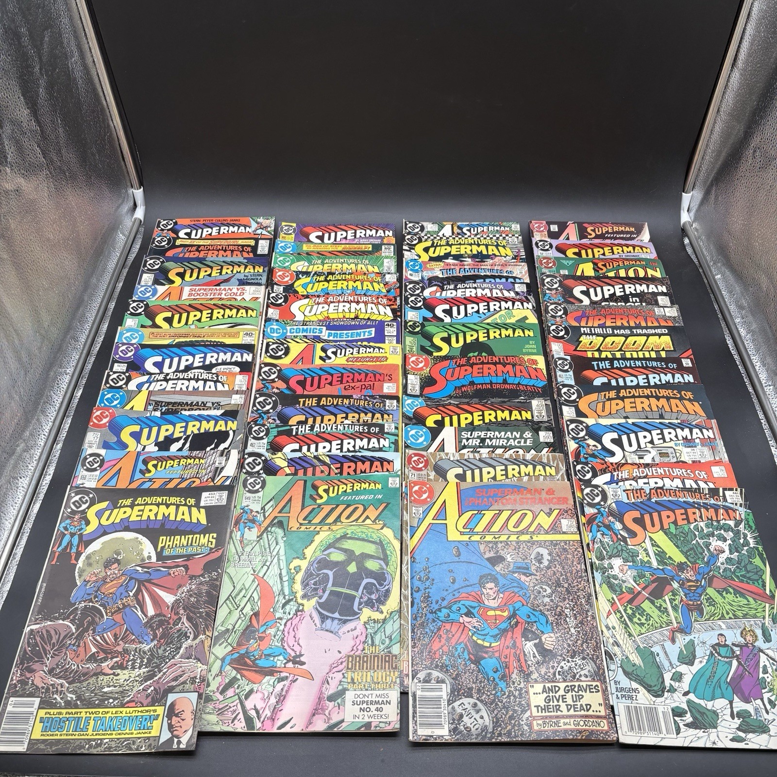 Lot of 46 Superman Comics DC 1980s 1990s Adventures of Superman Action Comics