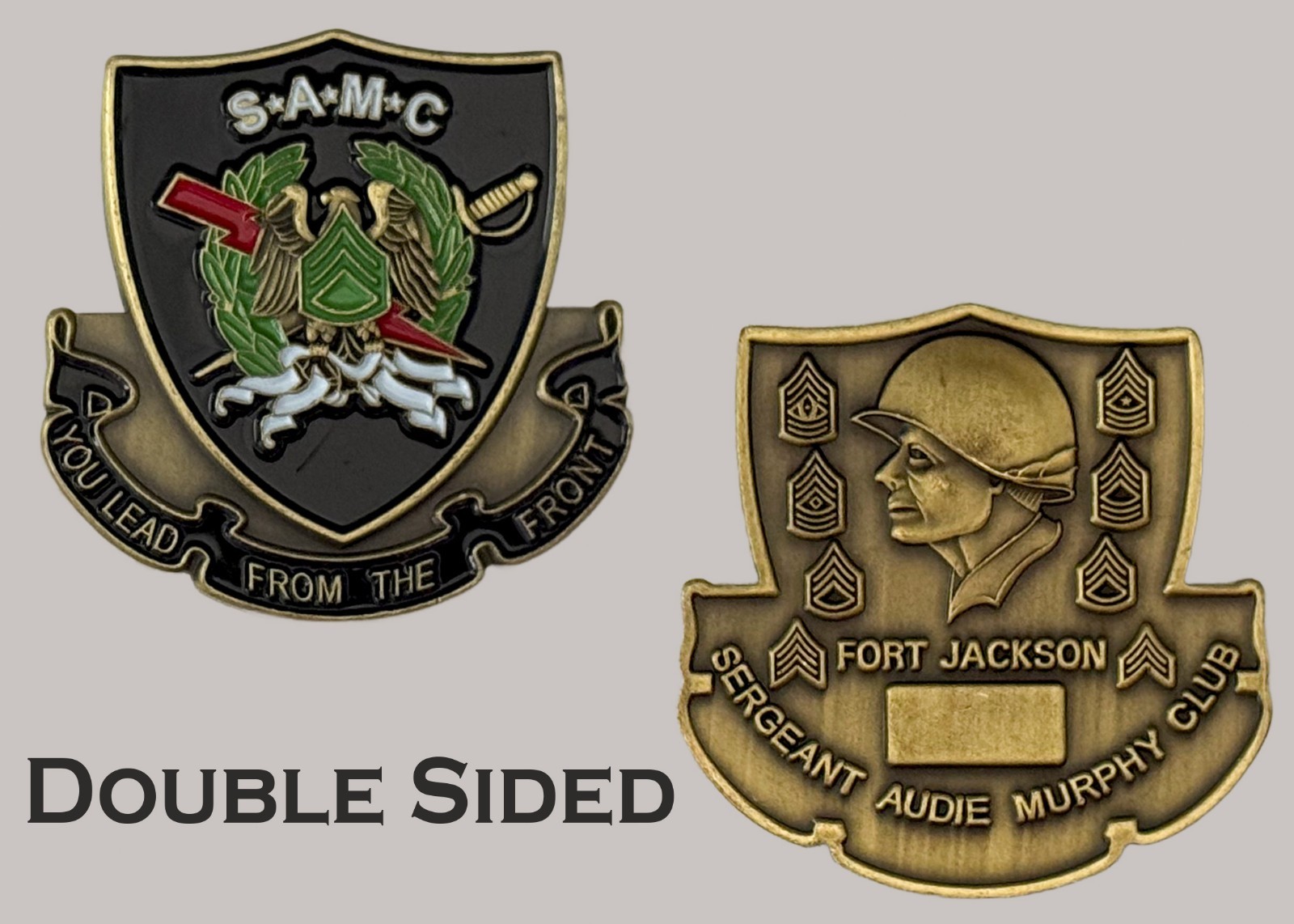 Fort Jackson Sergeant Audie Murphy Club SAMC Military Challenge Coin  J#30