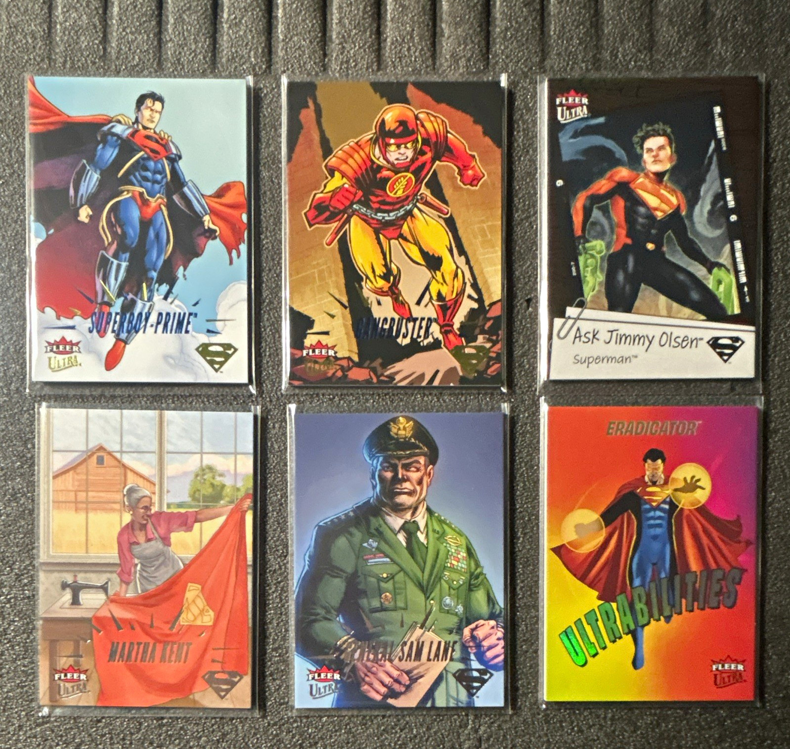 1996 Fleer Ultra Superman Non-Sport Card Lot of 6 Insert Superboy-Prime ord027 1996 Fleer Ultra Superman Non-Sport Card Lot of 6 Insert Superboy-Prime ord027