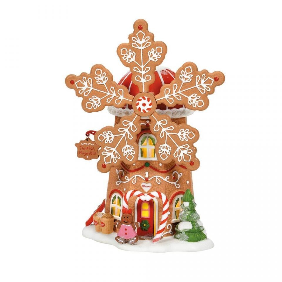 Dept 56 GINGERBREAD COOKIE MILL North Pole Village 6007610 BRAND NEW IN BOX