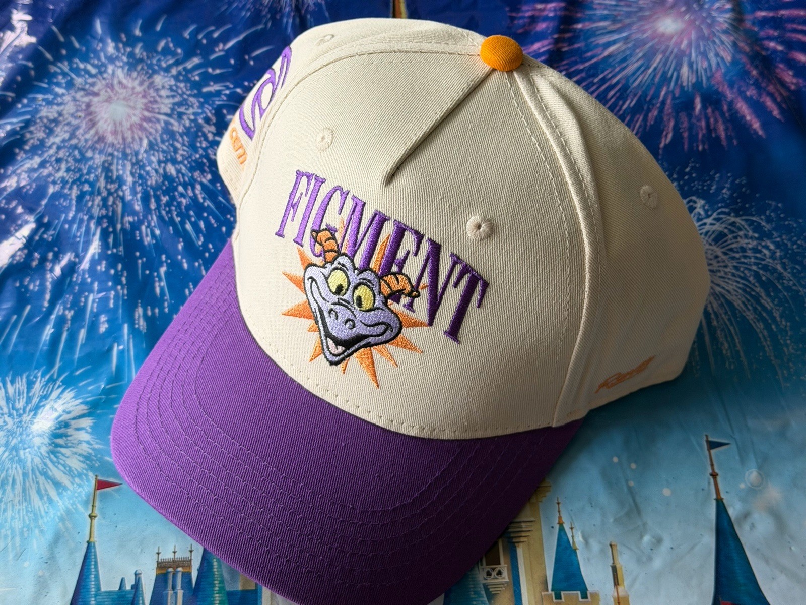 2026 Disney Parks RSVLTS Figment EPCOT Center Adjustable Hat NWT