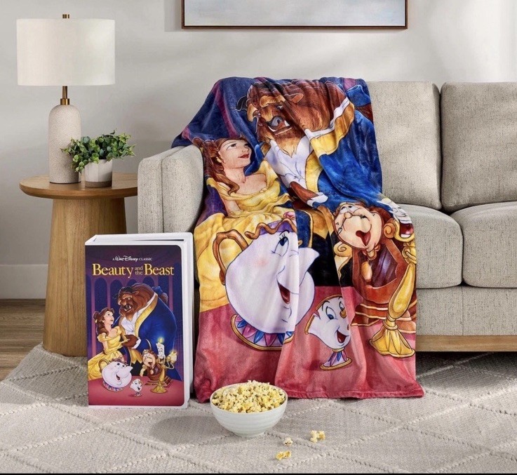 Disney Classic VHS Boxed Silk Touch Throw Blanket 50