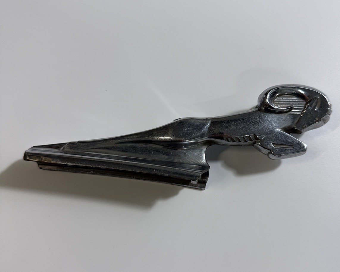 Vintage 1939 Dodge Leaping Ram Hood Ornament #788349 3711