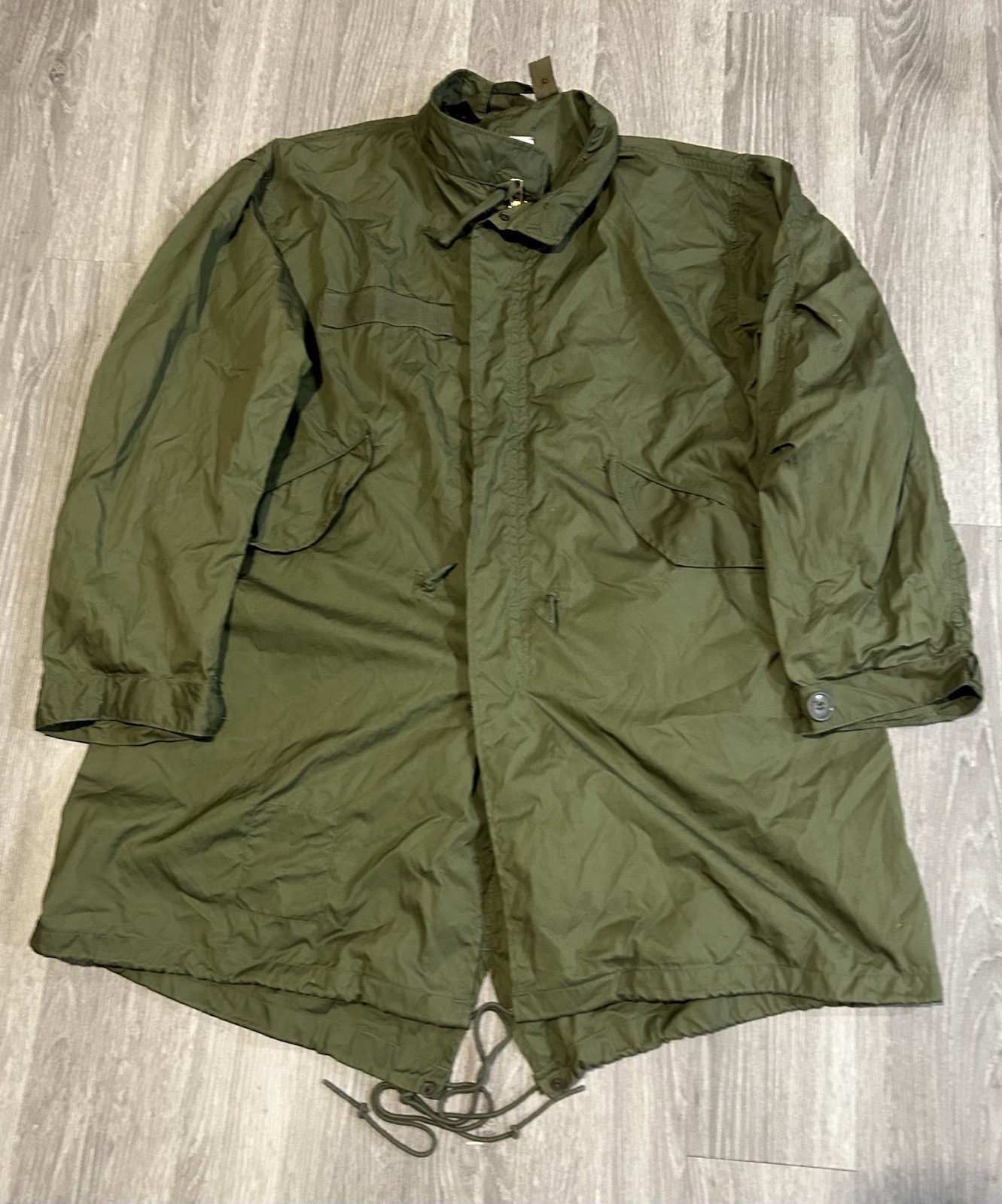 Vintage 1970s M65 Cold Weather Fishtail Parka Olive Green Size Medium Regular