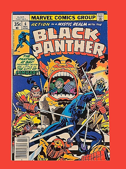 Black Panther #6 1977 Marvel Comics Jack Kirby 1st Appearance Jakarra Bronze Age