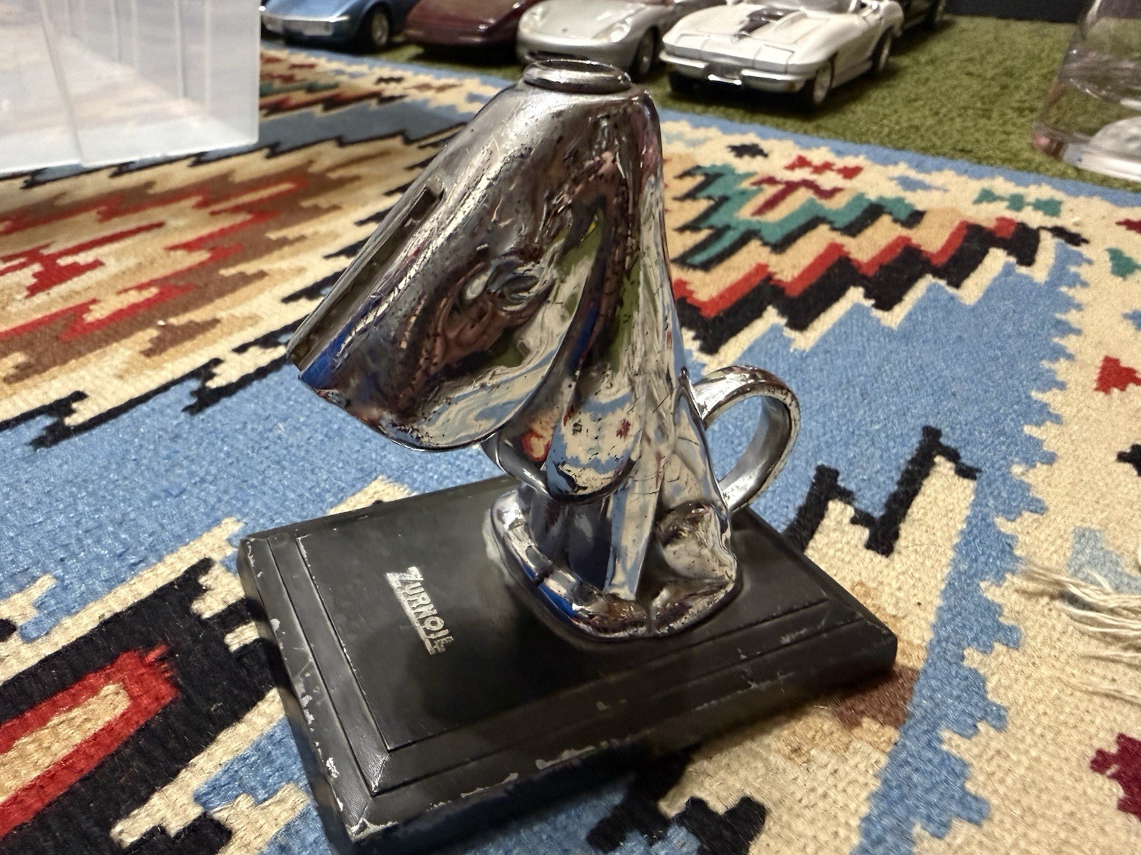 Vintage Ronson Hound Dog Table Striker Lighter 1935 