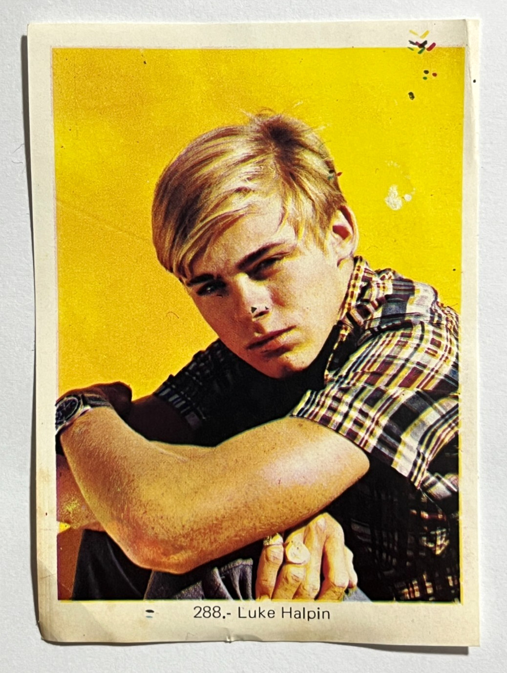 1973 FOTORAMA TV & Movie Stars Cromo #288 LUKE HALPIN MEXICO VINTAGE