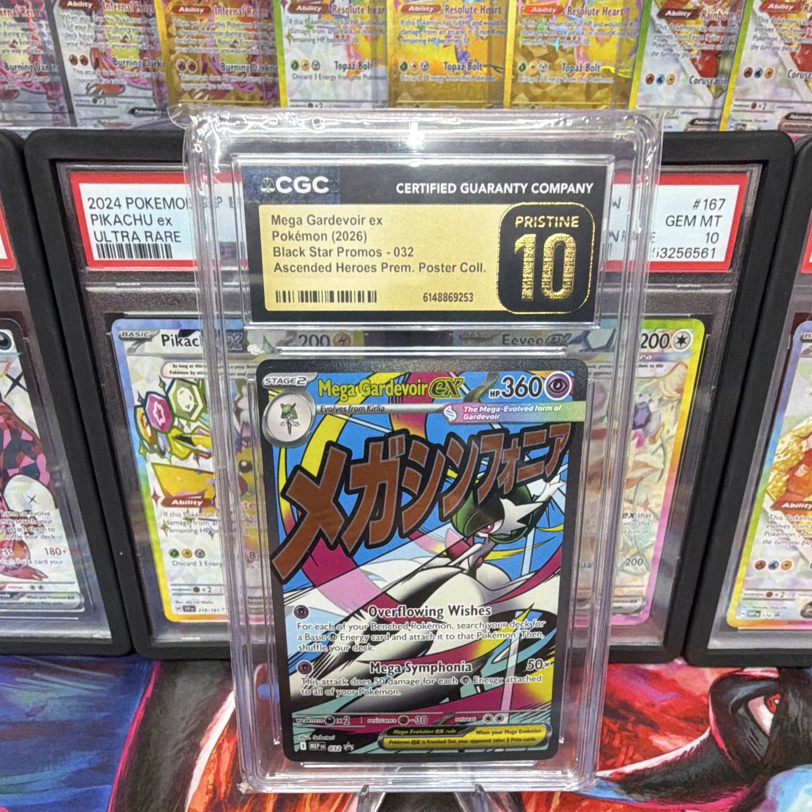 CGC Pristine 10 Mega Gardevoir ex Pokémon Black Star Promos 2026 032 English