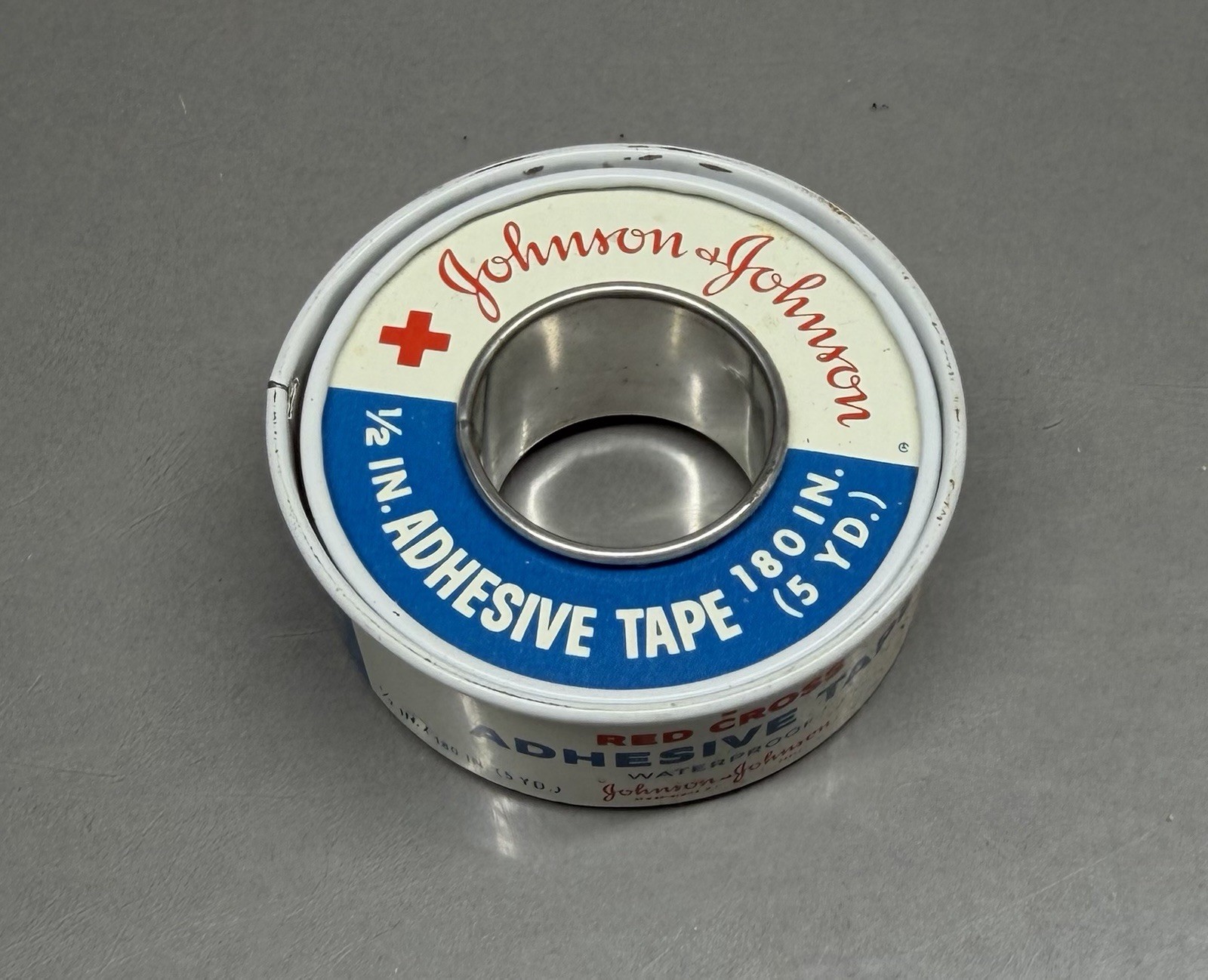 Vintage Johnson & Johnson Adhesive Tape Tin