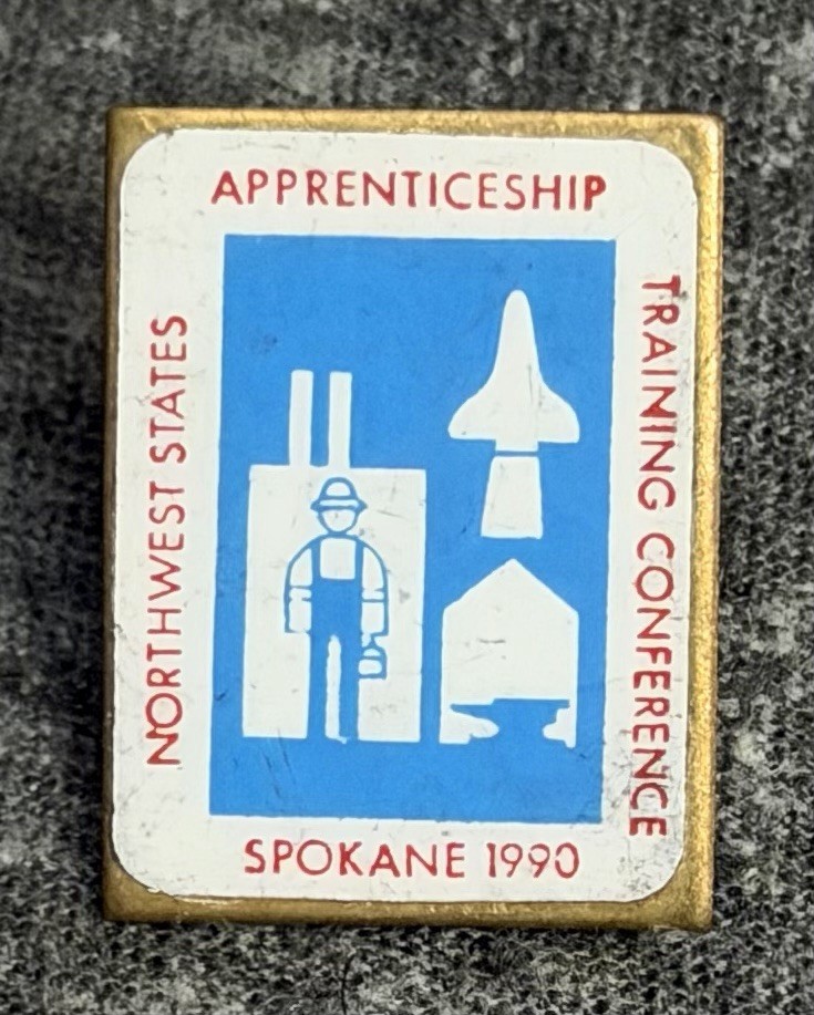VTG UA ITP Apprentice Training Pin Plumbers Pipefitters Steamfitters Spokane WA VTG UA ITP Apprentice Training Pin Plumbers Pipefitters Steamfitters Spokane WA