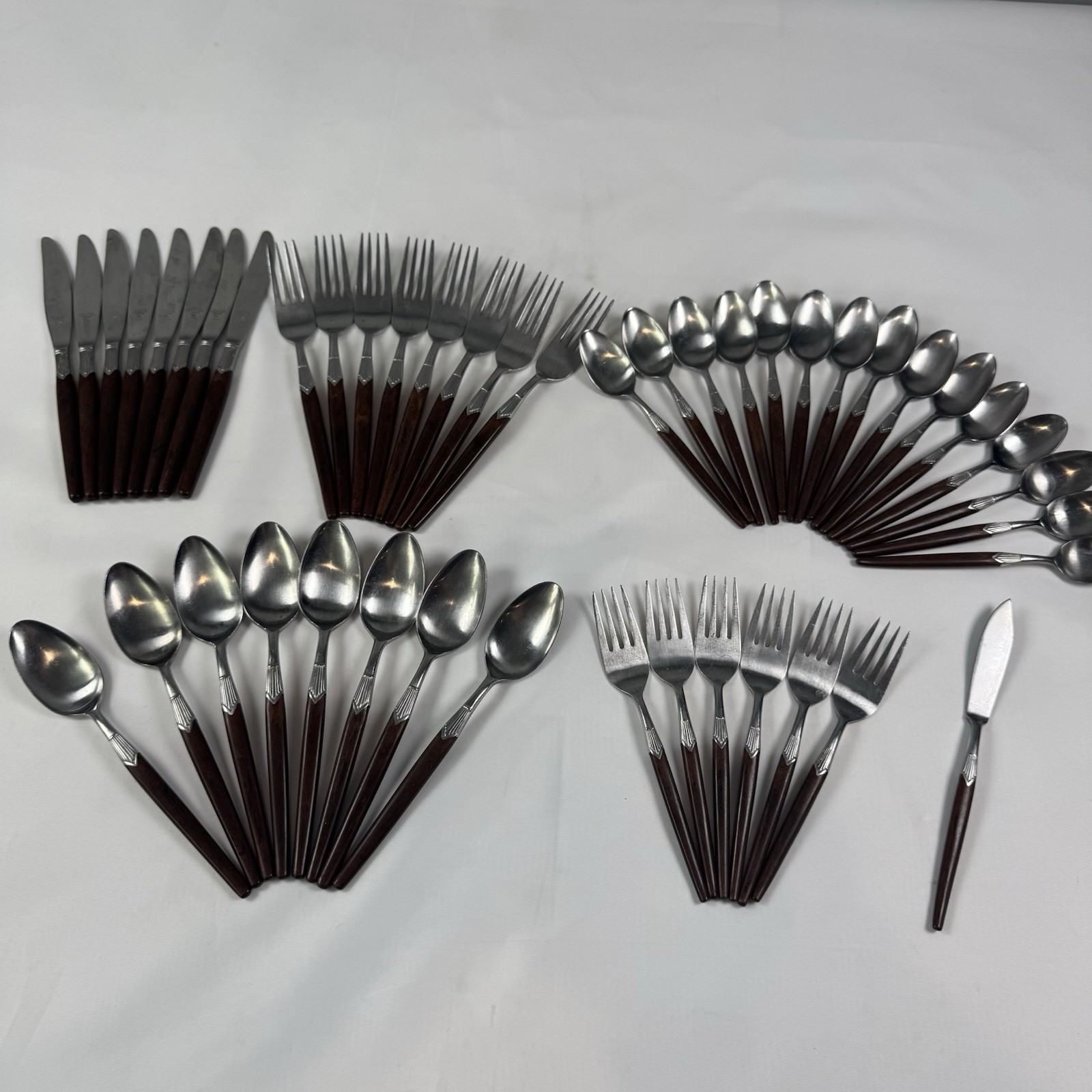 Vintage Stanley Roberts  - 'Holiday' Stainless - Japan 46pc Flatware Set