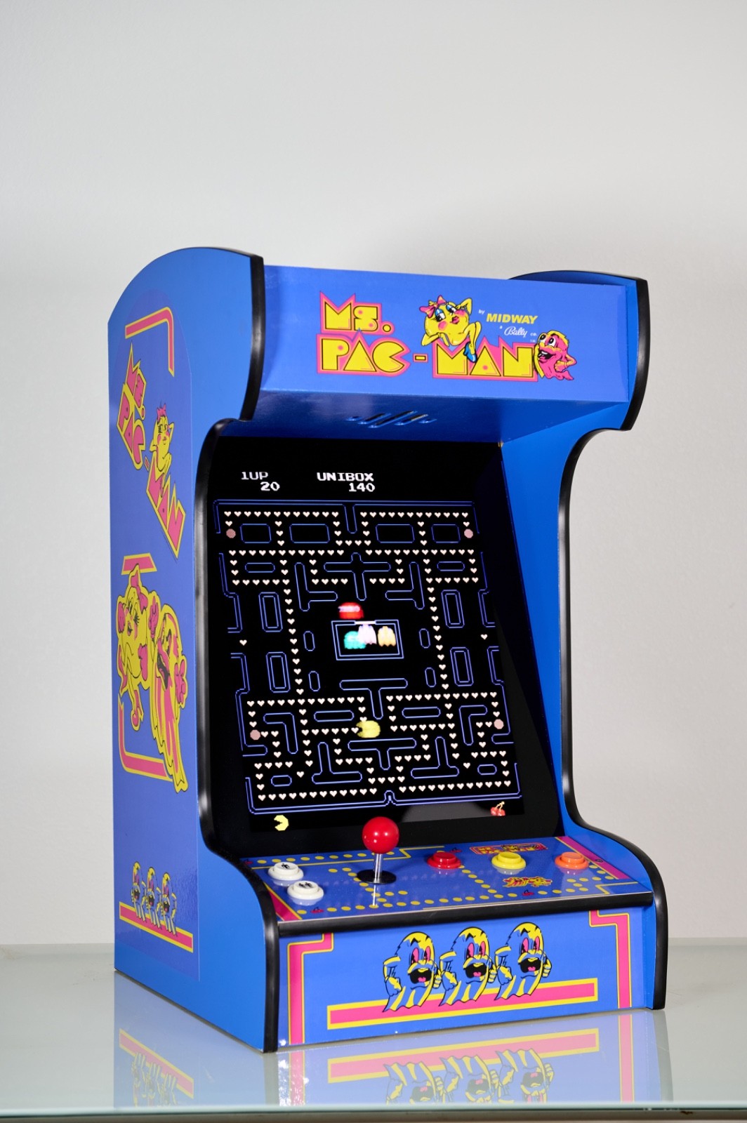 Doc and Pies Arcade Factory Tabletop Arcade - 516 Games (Blue) Doc and Pies Arcade Factory Tabletop Arcade - 516 Games (Blue)