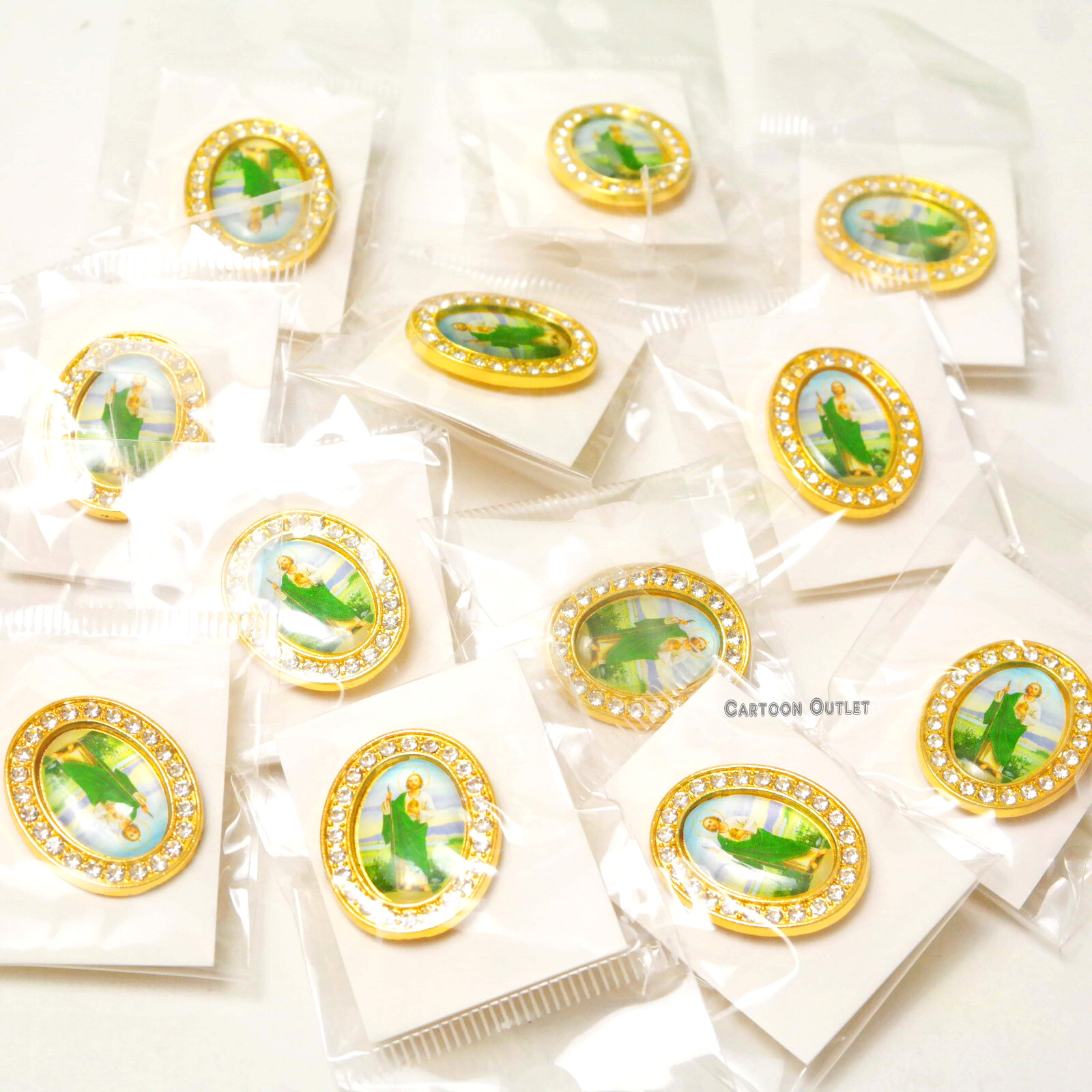 12 St Jude Lapel Pin Brooch Favors Comunion Recuerdos De Bautizo San Judas Tadeo