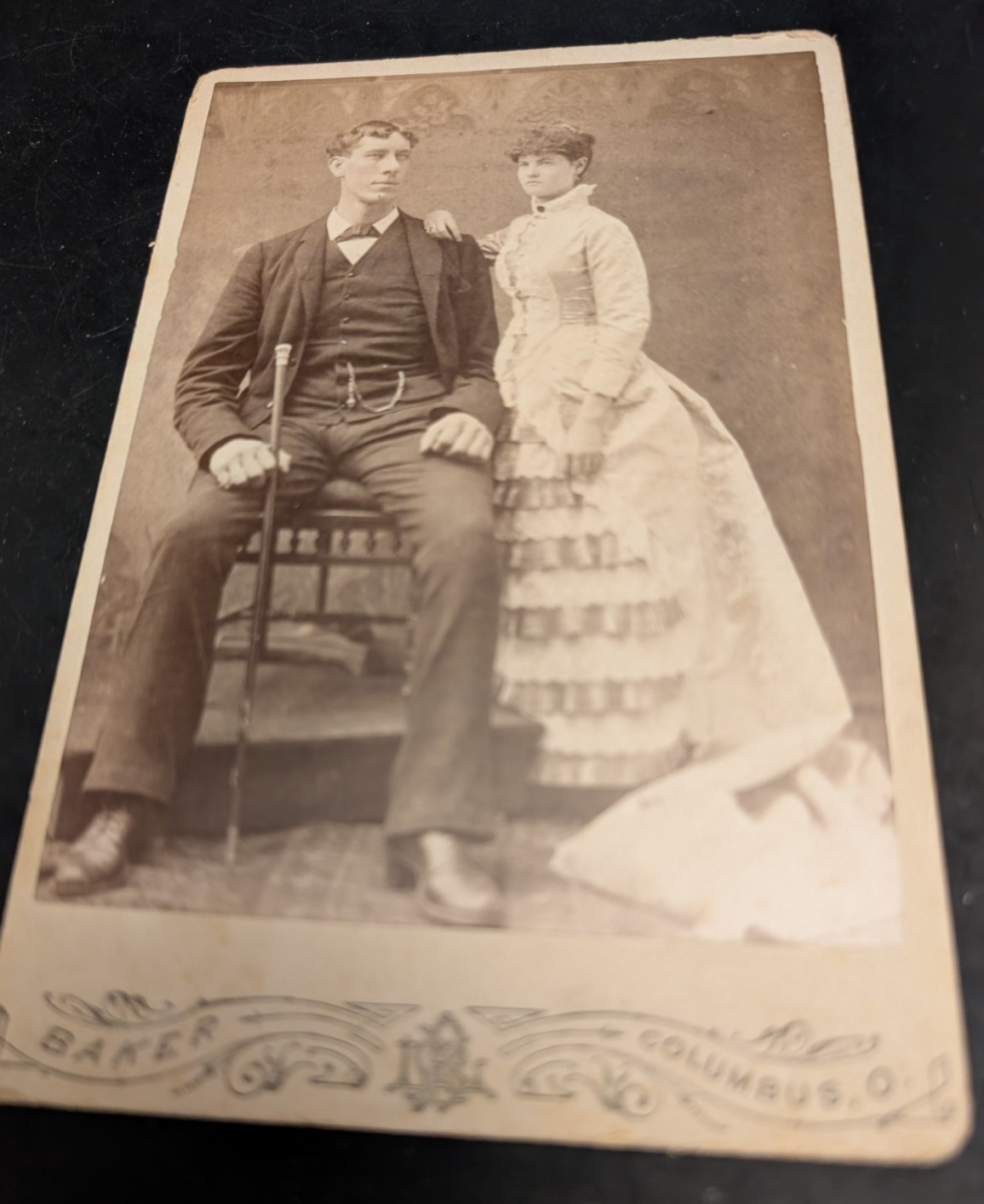WOW 1880s Cabinet Card 