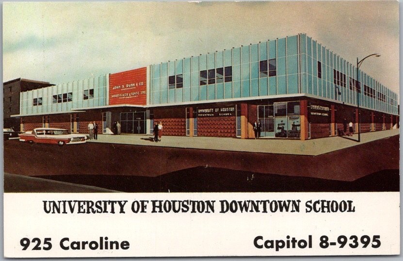 c1950s Houston, Texas Ad Postcard \