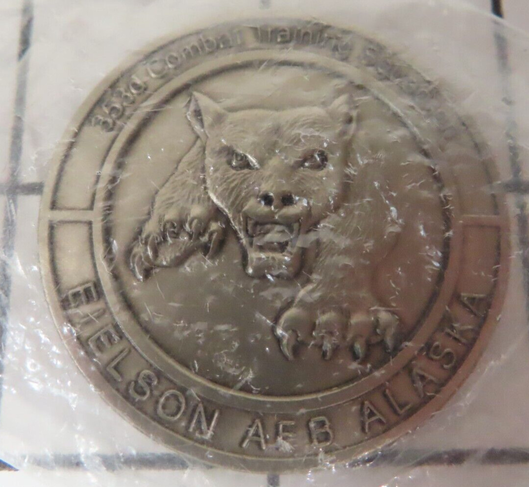 USAF 353d Combat Training Squadron Cope Thunder Eielson AFB Alaska Coin