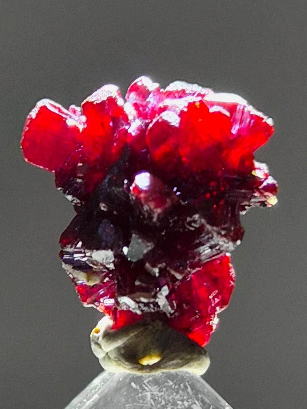 1cms PROUSTITE RED RUBY SILVER IMITER MOROCCO MINERAL SPECIMEN HB351 1cms PROUSTITE RED RUBY SILVER IMITER MOROCCO MINERAL SPECIMEN HB351