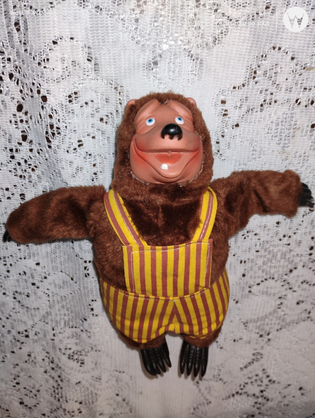 Vintage 1980s Show Biz Pizza Place Bear Billy Bob Plush Vintage 1980s Show Biz Pizza Place Bear Billy Bob Plush