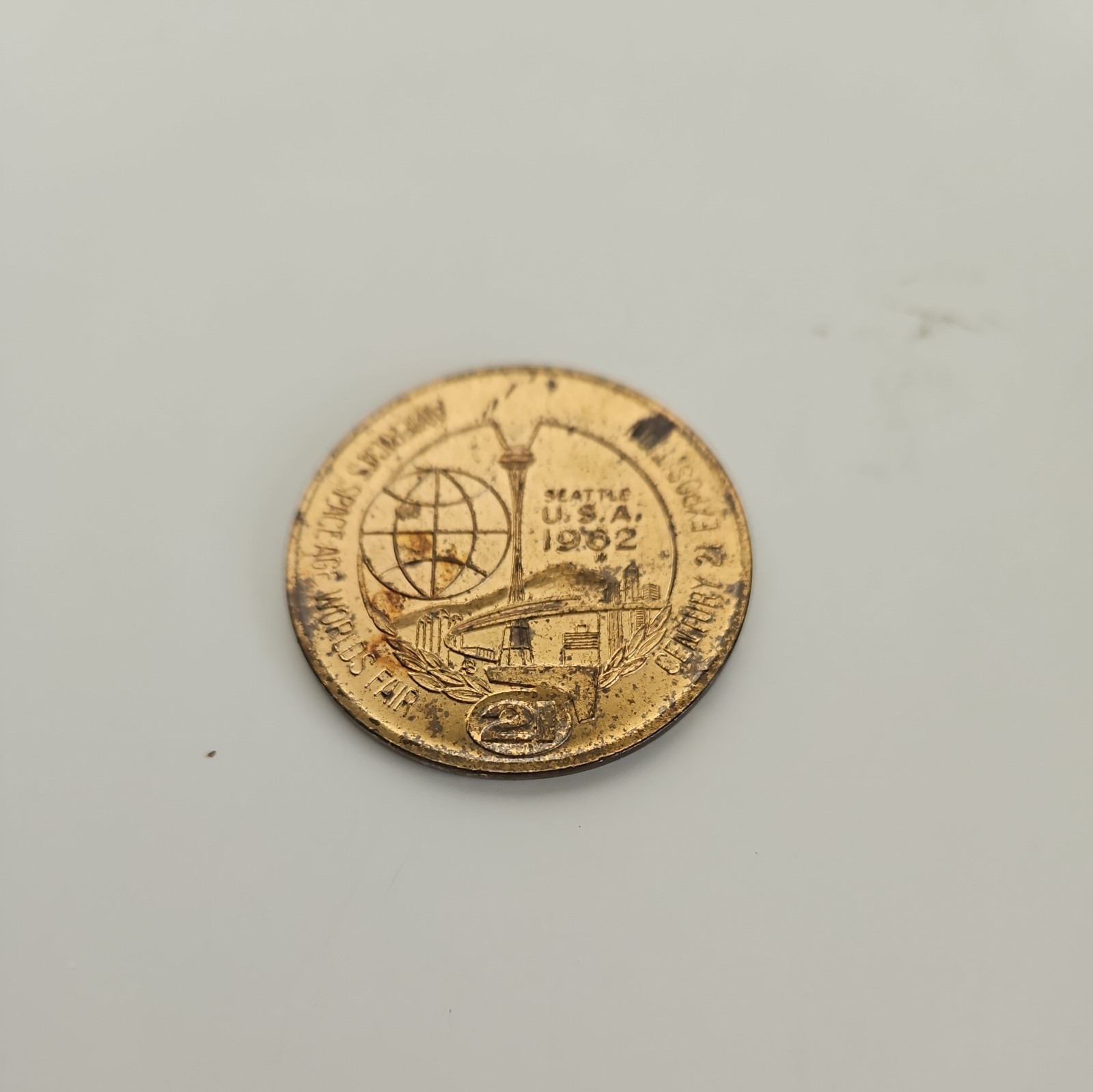 1962 Seattle World\'s Fair Commemorative Coin Medal 1962 Seattle World\'s Fair Commemorative Coin Medal