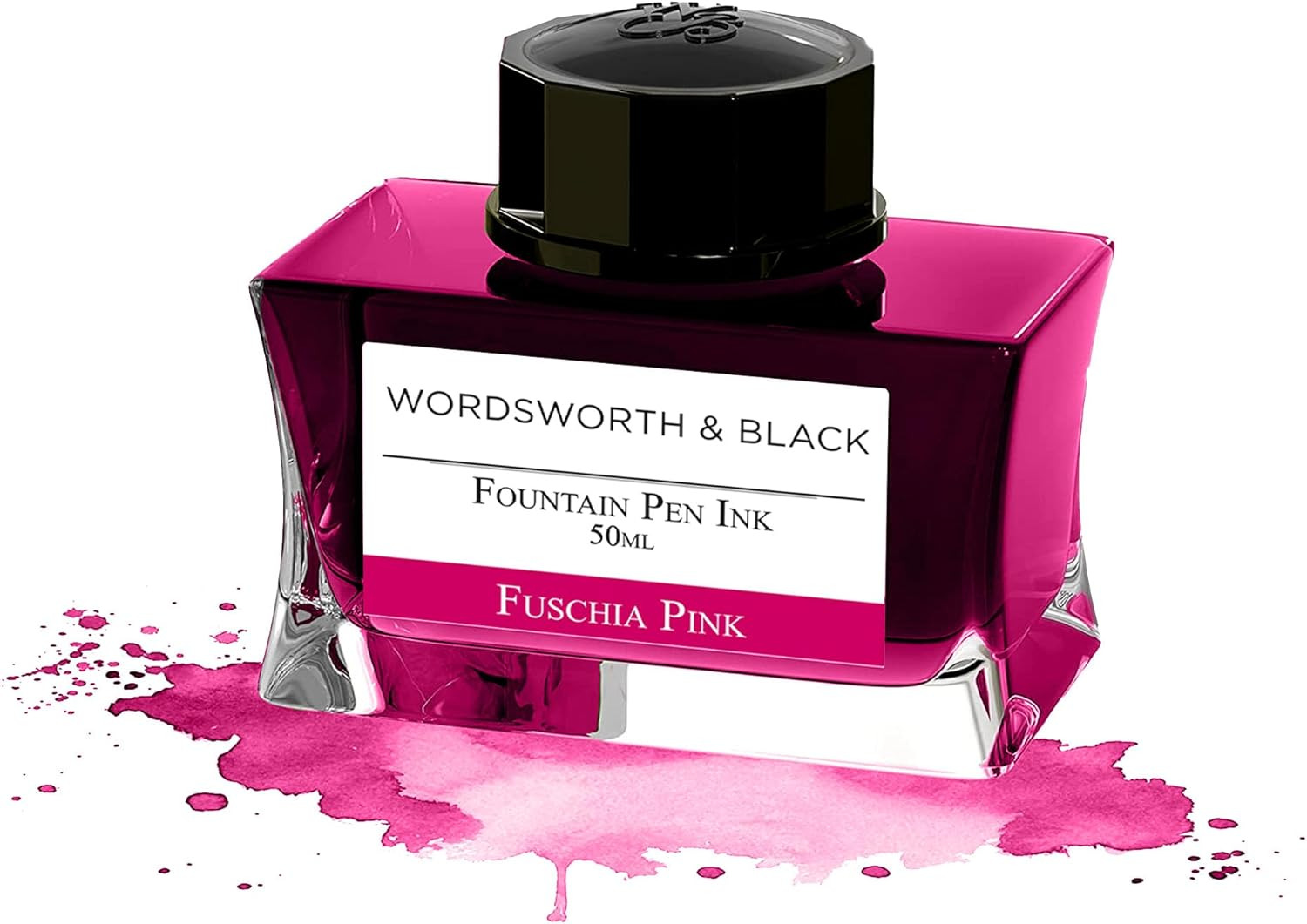 Wordsworth and Black Fountain Pen Ink Bottle (50 Ml) Premium Luxury Edition, [Fu