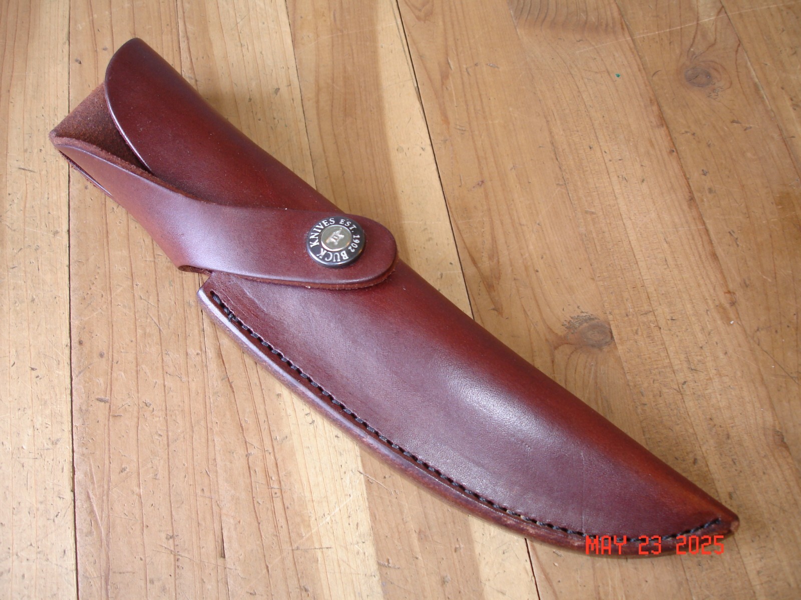 1 BRAND NEW BUCK KNIVES 907 EXPERT BUCK KNIFE LEATHER SHEATH ONLY NO KNIFE @@