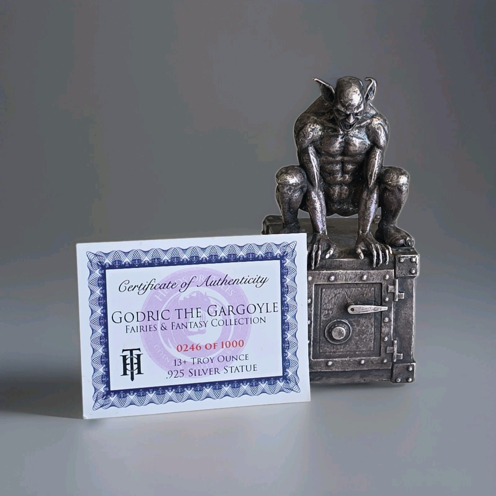 13 Troy Ouce 2016 Godric the Gargoyle #26 COA Fairie Fantasy