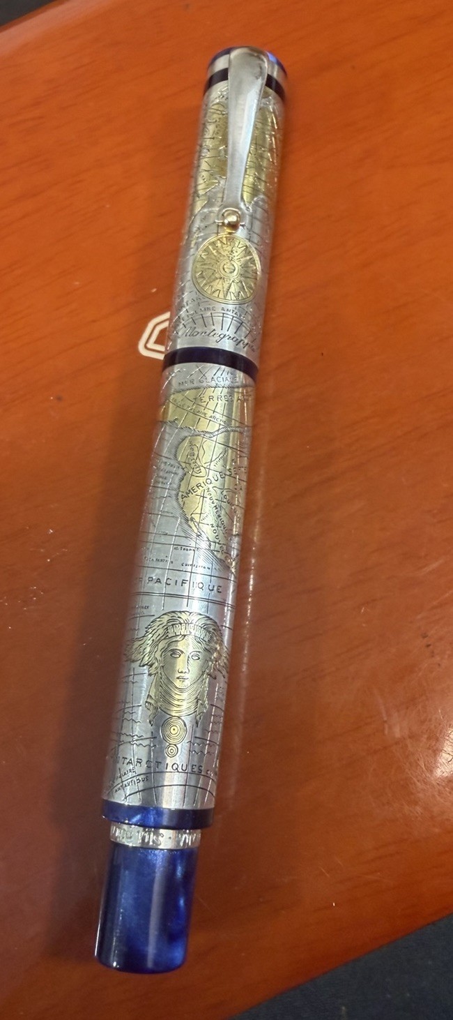 Montegrappa Rollerball Pen 2001 Limited Edition Sterling Silver 180/200