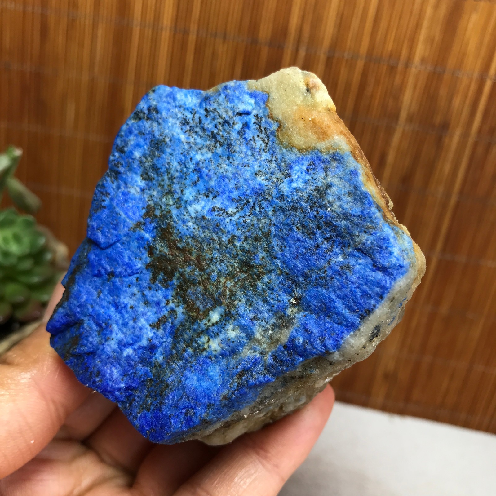 216g Natural lapis lazuli Crystal gemstone Rough Mineral Specimen healing A5465