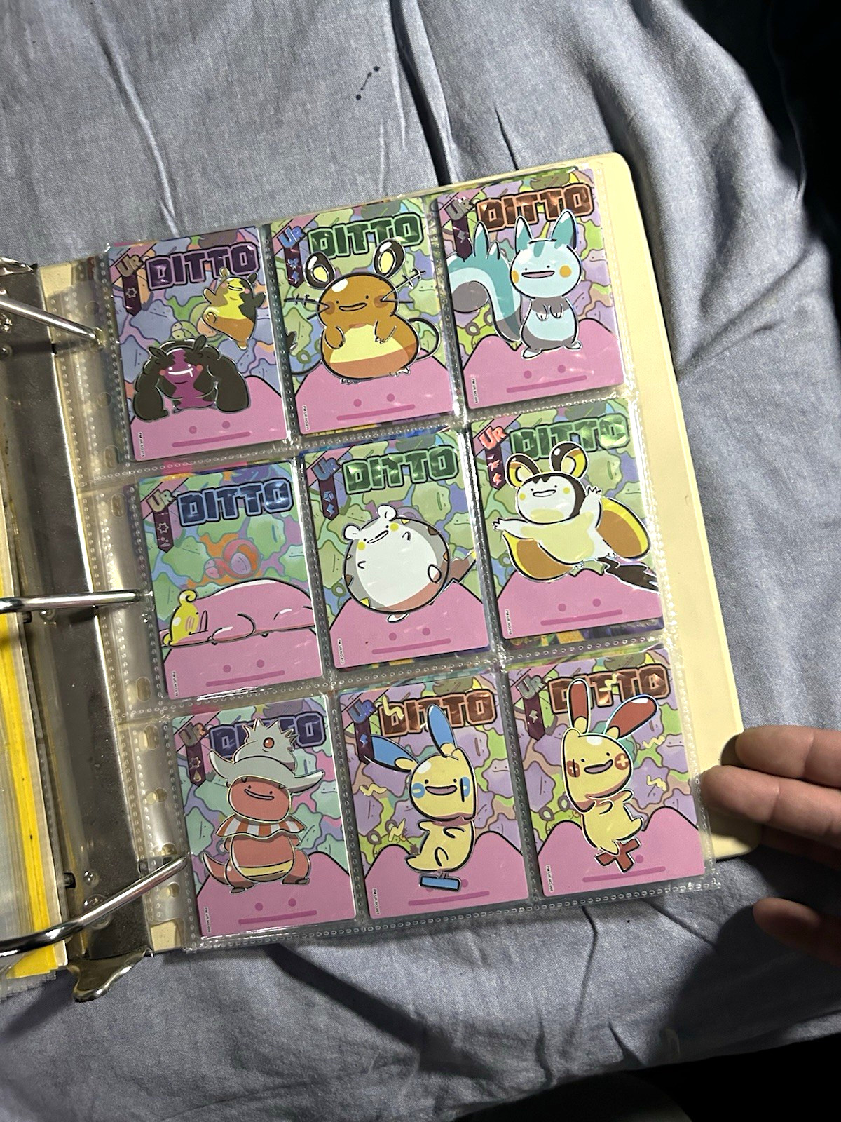 Pokémon Ditto SSR Non-Sport Trading Cards Lot Binder Pages Holo Style 
