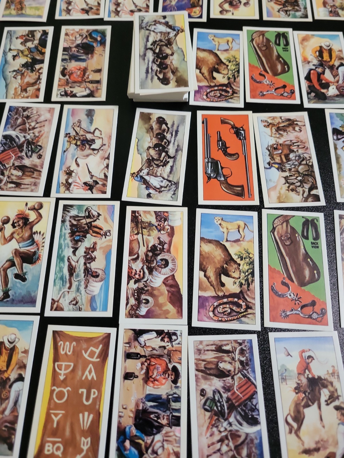 1963 Barratt & Co The Wild West - Lot Of (90) -w/ Jesse James & Comanche Indians