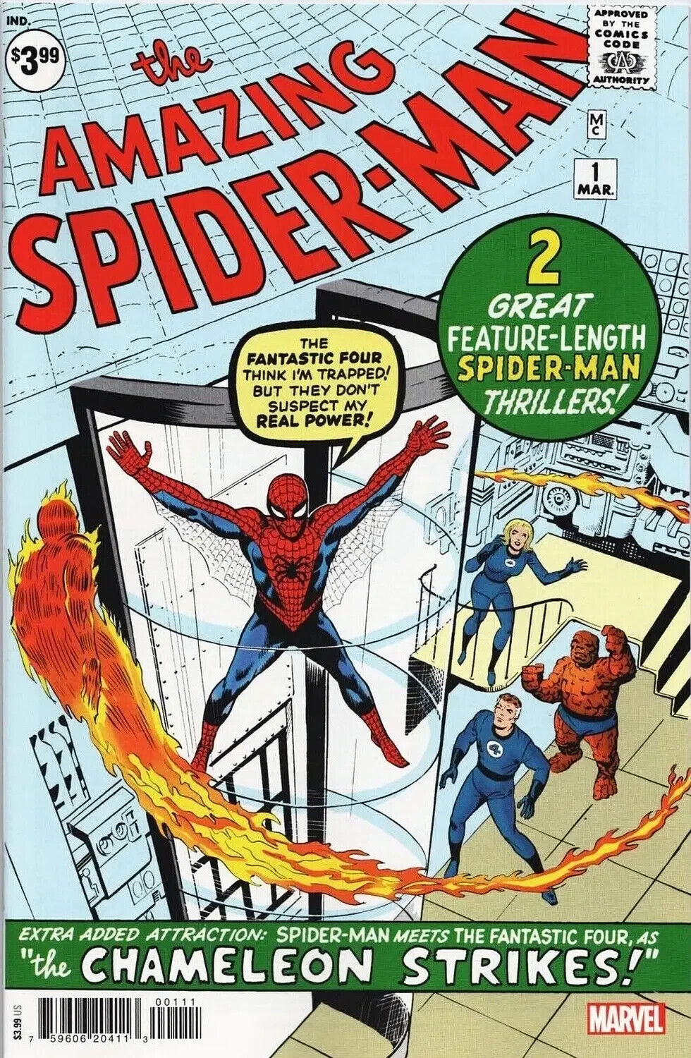 Amazing Spider-Man #1 Facsimile Edition NM or Better