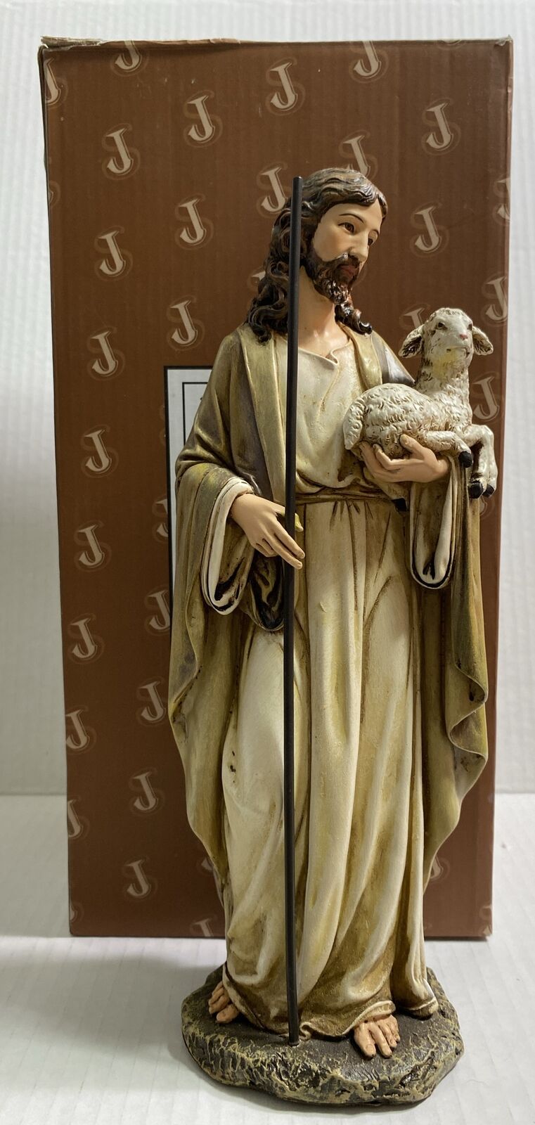 Joseph’s Studio 10” Good Shepherd Figure #62657 Jesus Religious Roman 2011
