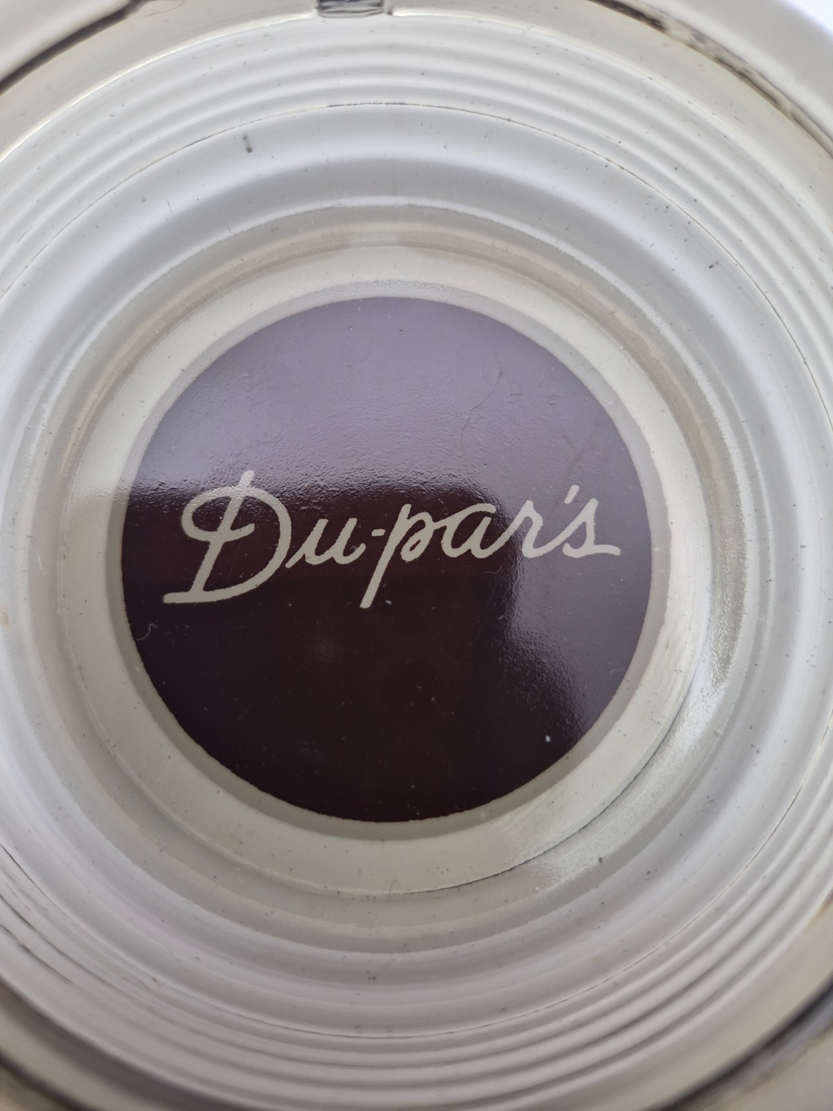 Vintage Du-par's Restaurant Heavy Glass Ashtray Los Angeles Advertising Vintage Du-par's Restaurant Heavy Glass Ashtray Los Angeles Advertising