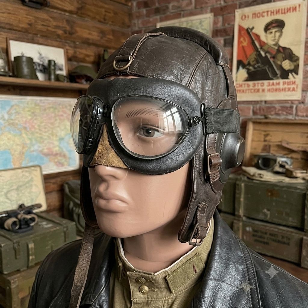 VTG Authentic Soviet Pilot Flight Goggles USSR WWII / Cold War Air Force NEW  